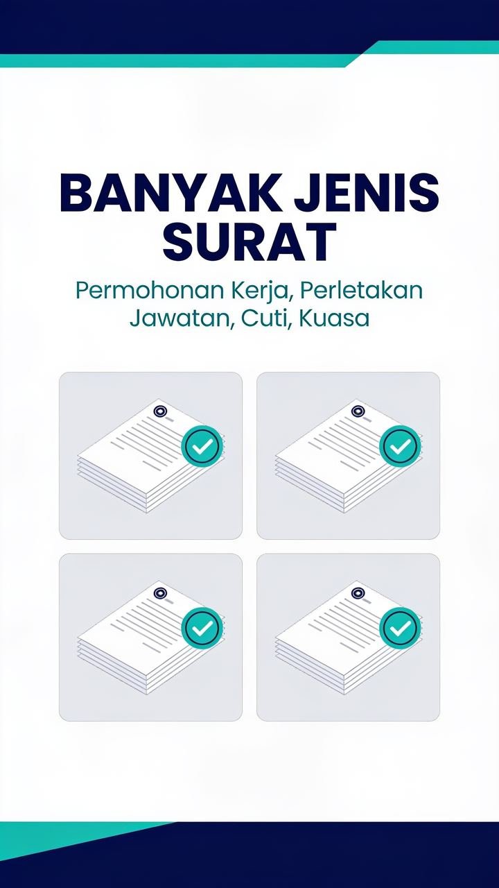 SuratKertas — Banyak jenis surat